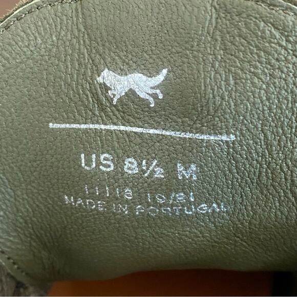 Wolf & Shepherd New W/Out Box Mens Leather Upper Lace Up Green Boot Size Various - Picture 6 of 7